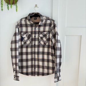 Buffalo David Bitton Mens Shirt Style Shacket Plaid Flannel Jacket X-Large